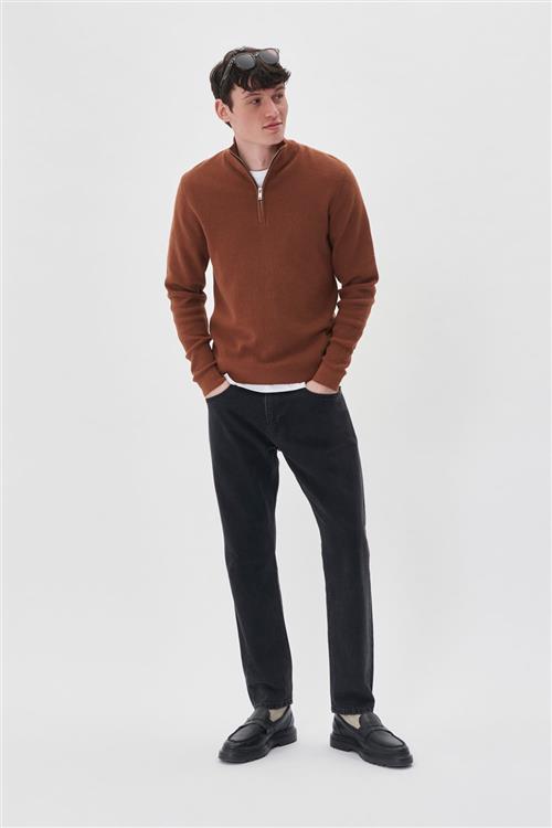 Se Matinique Malagoon Z Mand Cambridge Brown Sweaters Regular Fit Str S - hos Magasin ved Magasin