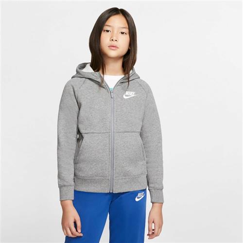 Se Nike Sportswear Full Zip Haettetroje 128-137 / S - Sweatshirts & Hættetrøjer Bomuld hos Magasin ved Magasin