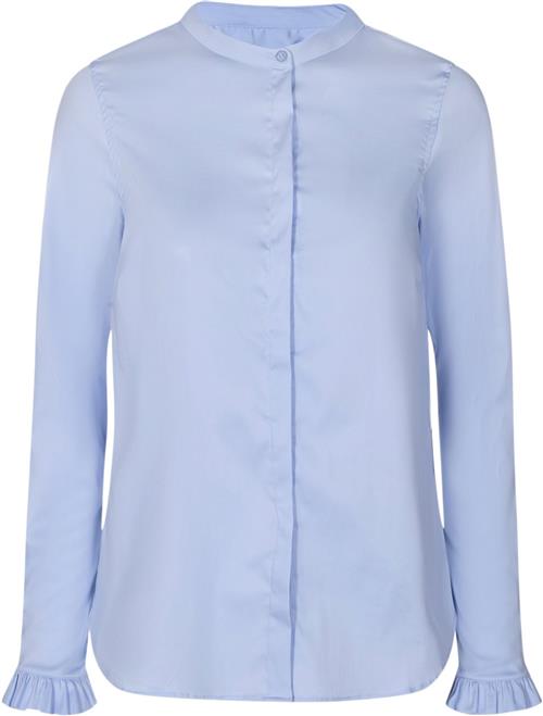 Se Mos Mosh Mattie Shirt Kvinde Light Blue Langærmede Skjorter Str S - hos Magasin ved Magasin