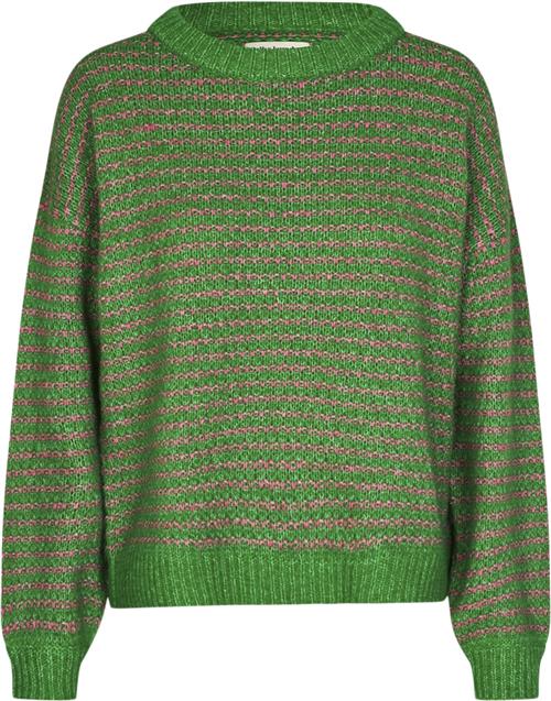 Lollys Laundry Terryll Knit Jumper LS Kvinde Green Sweaters Str S - hos Magasin