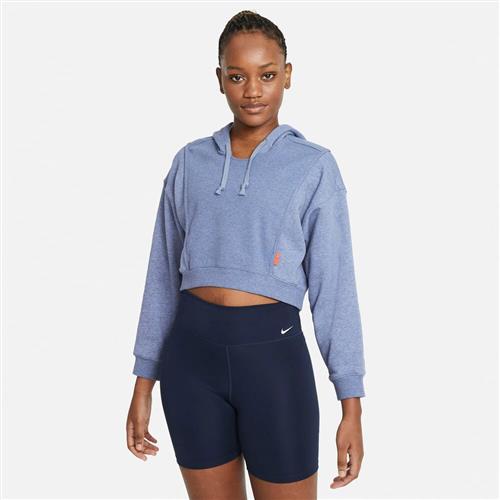 Se Nike Dri Fit Fleece Cropped Traeningshaettetroje XS - Hættetrøjer & Sweatshirts hos Magasin ved Magasin