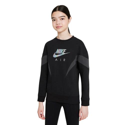 Nike Nike AIR BIG Kids' Girls' FR Str 137-147 / M - Black Sweatshirts Bomuld hos Magasin