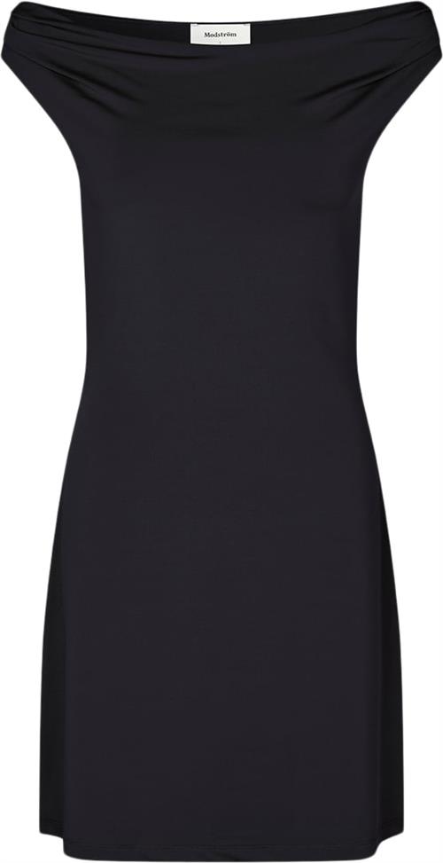 Modström Himamd Offshoulder Dress Kvinde Sort Korte Kjoler Str S - hos Magasin