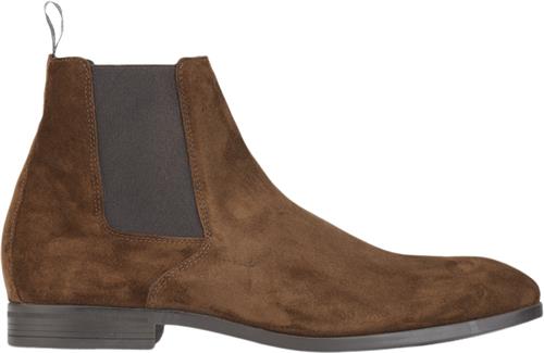 Se Playboy Albert Mand Brown Chelsea Boots Str 43 - hos Magasin ved Magasin