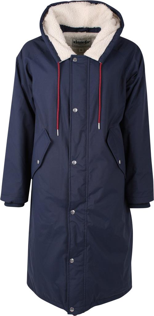 Danefæ Danecoast Winter Parka Dark Navy Kvinde Dark Navy Parkaer Str L - hos Magasin