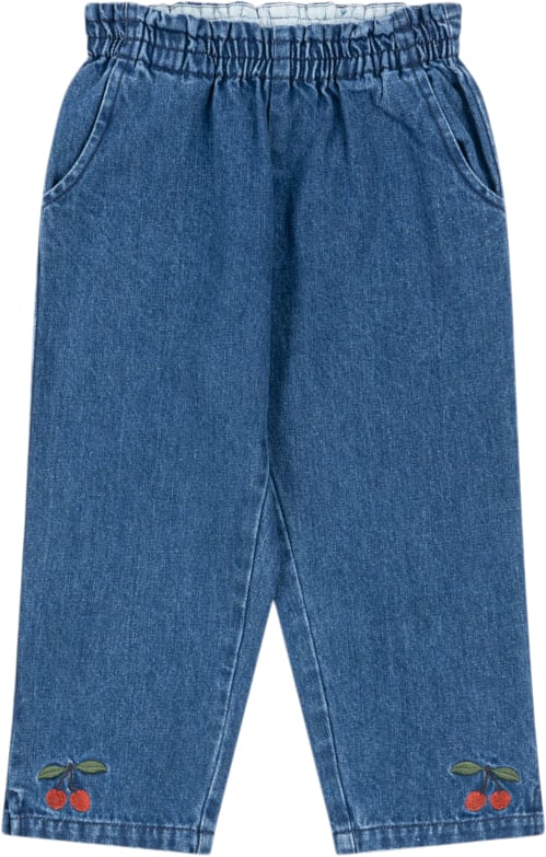 Konges Sløjd Magot Frill Pants Gots Str 4Y - S15018 Jeans Bomuld hos Magasin