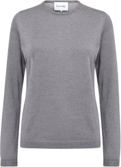 Se Levete room Lrismaila 2 Kvinde L9906 - Dark Grey Melange Sweaters Str S - hos Magasin ved Magasin