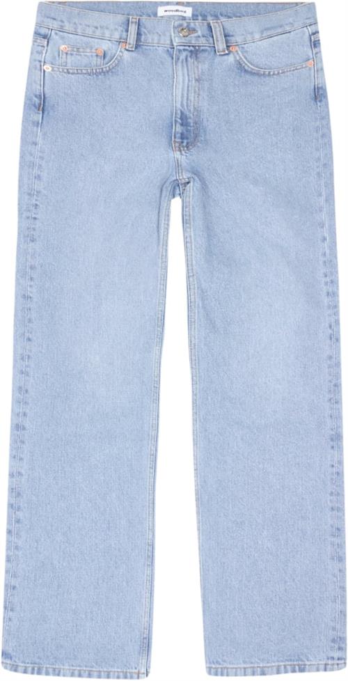 Woodbird Carla Doone Jeans Kvinde Washed Blue Boyfriend Jeans Str 24 / 33 - Bomuld hos Magasin