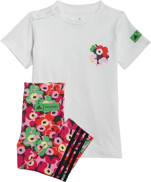 adidas Adidas x Marimekko Summer sæt, Tshirt + Leggings 68 - Træningssæt Bomuld hos Magasin