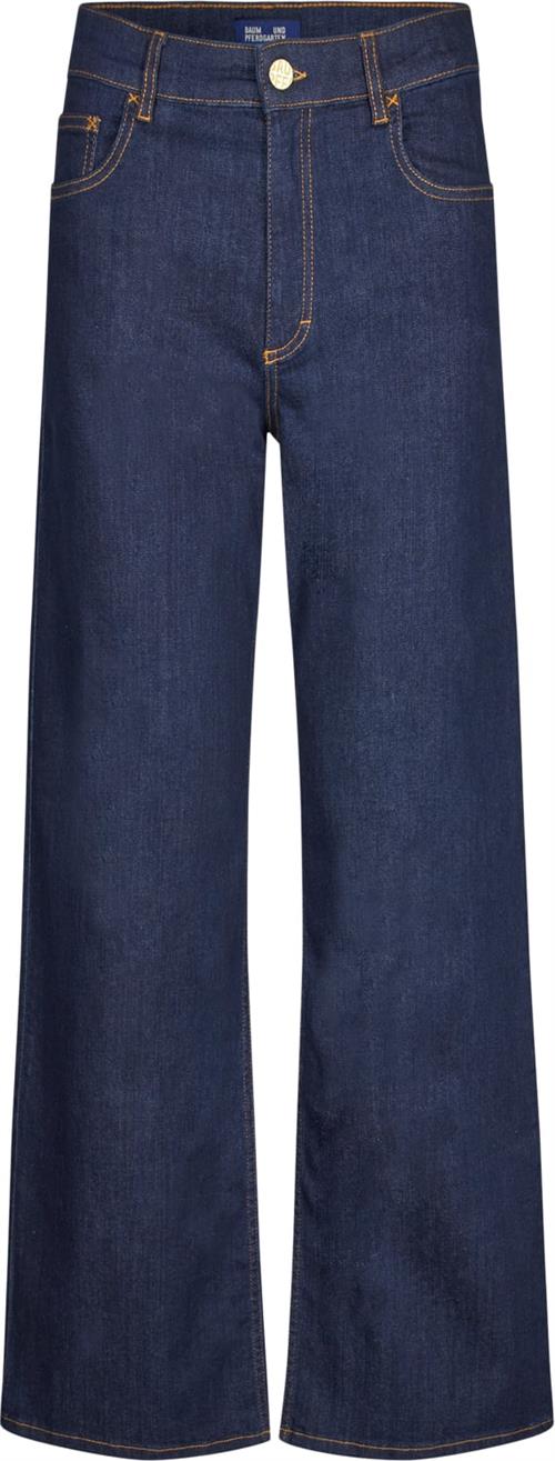 Se Baum und Pferdgarten Nicette Kvinde Denim Rinse Wide Jeans Str 44 - Denim hos Magasin ved Magasin