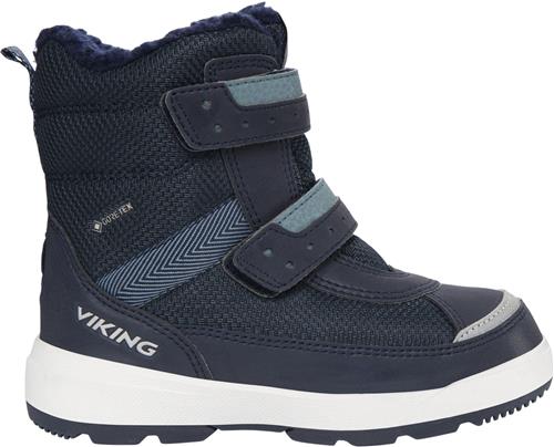 Viking Play Reflex Warm GTX 2V Navy/charcoal Støvler Str 25 - Gummi hos Magasin