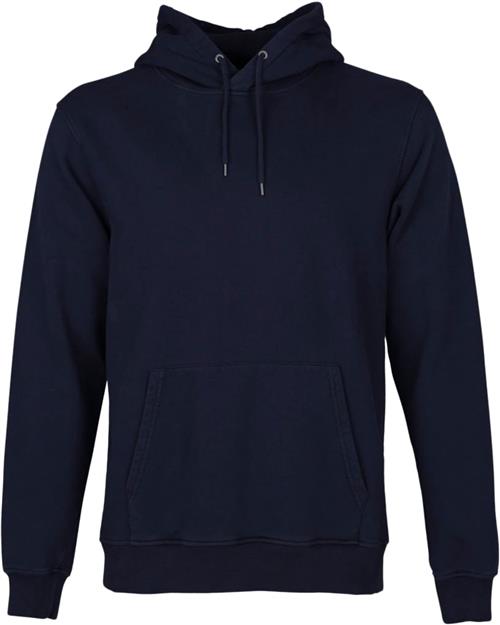 Colorful Standard Classic Organic Hood Mand Navy Blue Hoodies Str XS - Bomuld hos Magasin