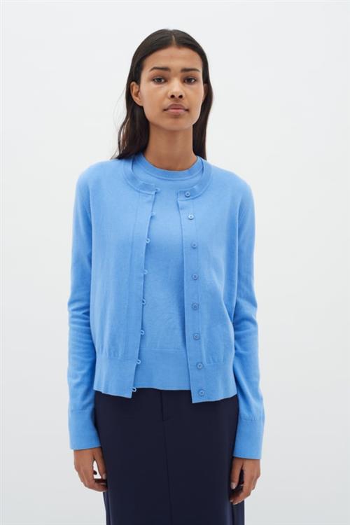 Se InWear Kellsieiw Cardigan Kvinde Crispy Blue Cardigans Str S - hos Magasin ved Magasin