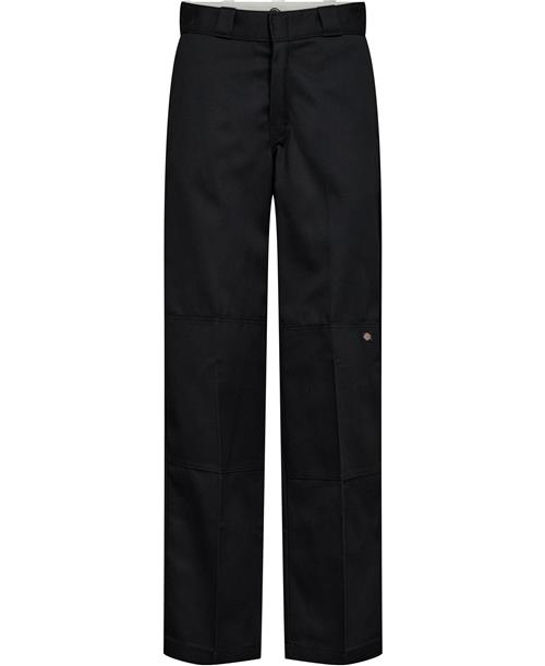 Dickies Double Knee Work Pant Black Kvinde Black Bukser Med Brede Ben Str W32 L30 - hos Magasin