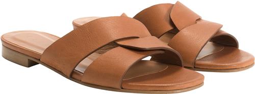 Dico Copenhagen Lulu Flats Kvinde Dark Tan Flade Sandaler Str 40 - hos Magasin