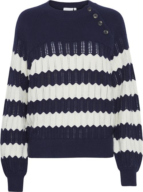 Se Atelier Rêve Irmaise LS3 Kvinde Maritime Blue Sweaters Regular Fit Str S - hos Magasin ved Magasin