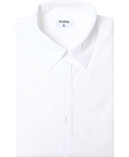 Se Filippa K Sammy Shirt Kvinde White Langærmede Skjorter Str 40 - hos Magasin ved Magasin