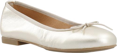 Cashott Caselvira Ballerina Metallic Leather Kvinde Champagne Ballerinaer Str 40 - Læder hos Magasin