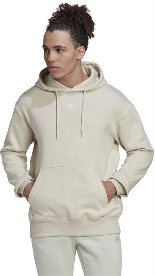 Se adidas Essentials Feelvivid Cotton Fleece Drop Shoulder Hættetrøje L - Hættetrøjer Bomuld hos Magasin ved Magasin