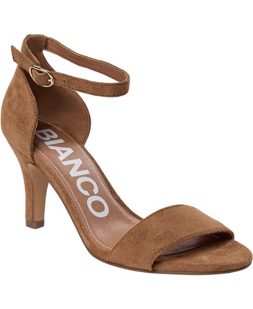 Se Bianco Biaadore Basic Sandal Kvinde Camel Højhælede Sandaler Str 39 - hos Magasin ved Magasin