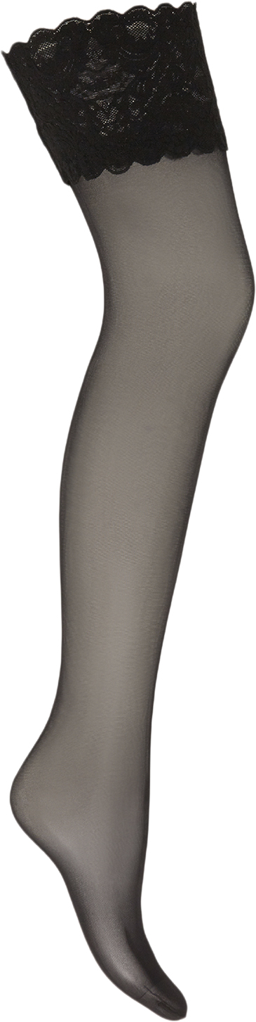 Wolford Satin Touch 20 Stayup Selvsiddende Strømper Str XS - hos Magasin