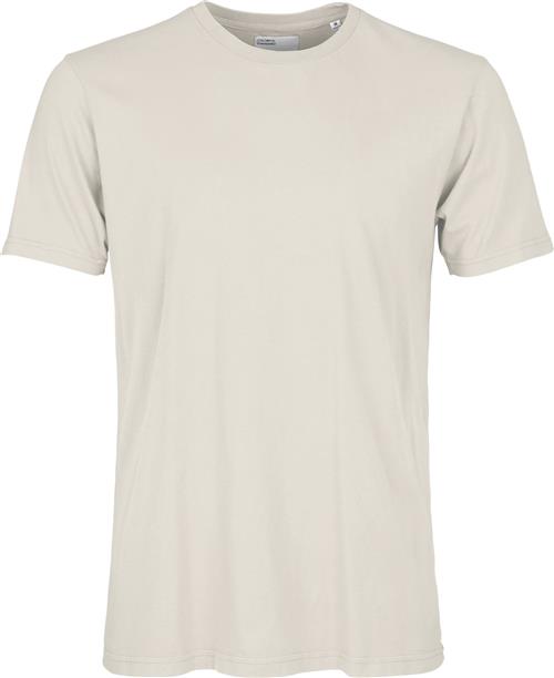 Colorful Standard Classic Organic Tee Mand Ivory White Kortærmede T-shirts Str S - Bomuld hos Magasin