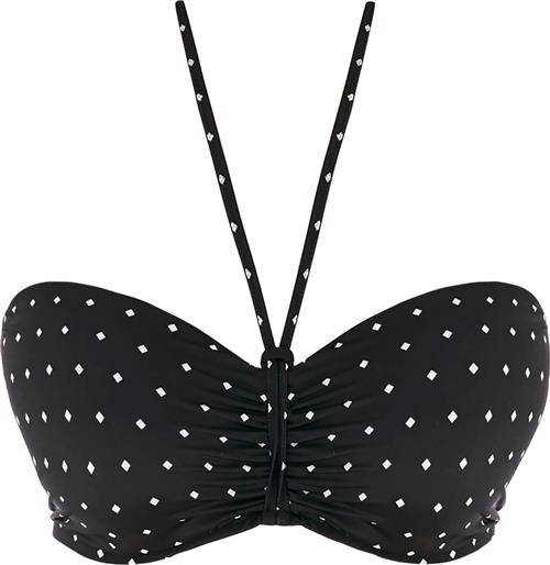 Freya Jewel Cove Padded Bandeau bra As7233blk Bikinitoppe Str D 75 - hos Magasin