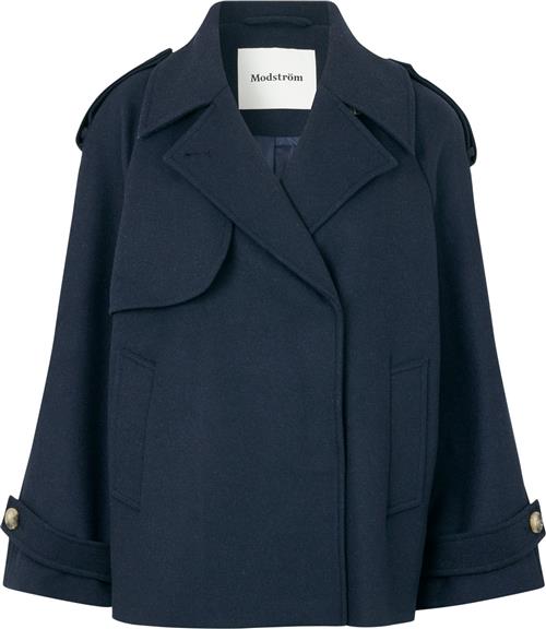 Modström Esmundmd Jacket Kvinde Navy Sky Overgangsjakker Str M - hos Magasin