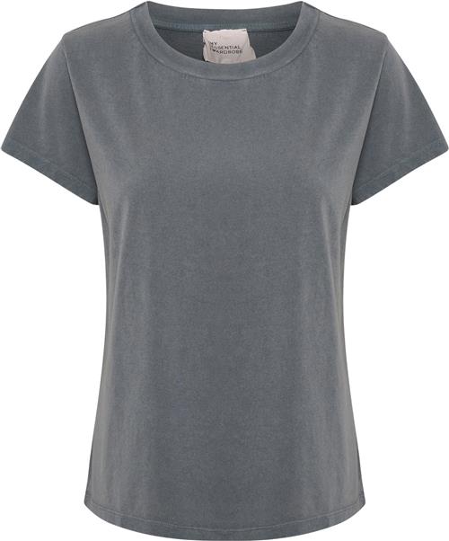 Se My Essential Wardrobe Hannemw Tee Kvinde Silent Grey Kortærmede T-shirts Str XS - hos Magasin ved Magasin