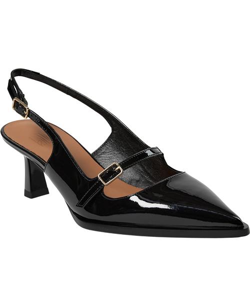 Se Billi Bi Pumps A7465 Kvinde Sort Slingbacks Str 37 - hos Magasin ved Magasin