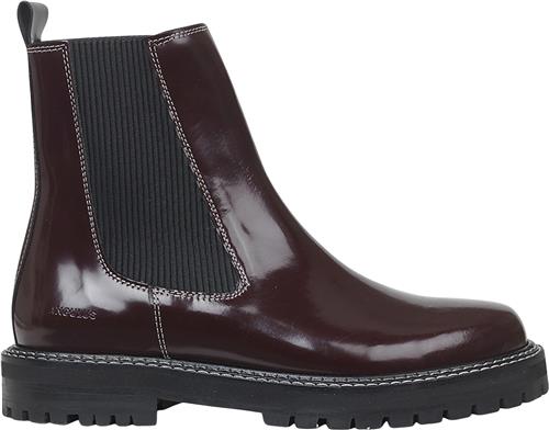 ANGULUS Støvle med Elastik Kvinde 1422/019 Amerone/sort Chelsea Boots Str 38,5 - hos Magasin