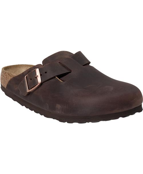 Birkenstock Boston Leoi Habana Kvinde Habana Flade Sandaler Str 41 - hos Magasin