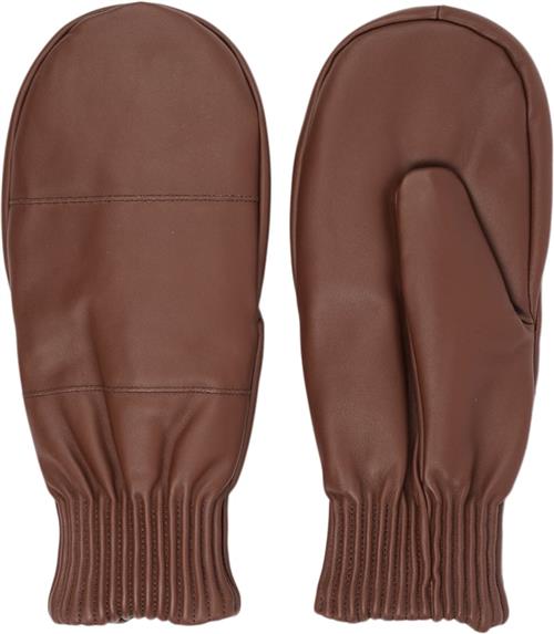 Lovelies Bergamo Thick Leather Mittens W/ Fleece Lining M - Vanter Læder hos Magasin