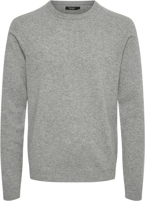 Matinique Mahenri Mand Medium Grey Melange Sweaters Regular Fit Str XL - hos Magasin