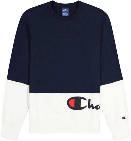 Champion Crewneck Sweatshirt Mand Blue Sweatshirts Str M - Bomuld hos Magasin