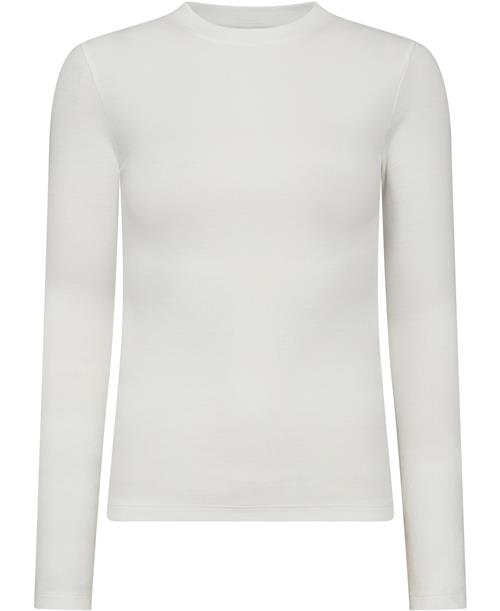 Se Blanche Laguna Tshirt LSL Kvinde White Langærmede T-shirts Str L - hos Magasin ved Magasin