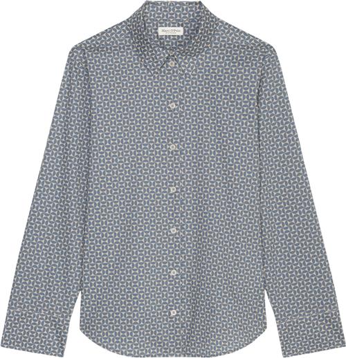 Marc O’Polo Blouse, Casual fit, Ashape, Longsl Kvinde Multi Langærmede Skjorter Str 36 - hos Magasin