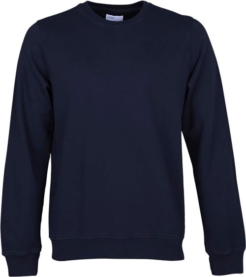 Colorful Standard Classic Organic Crew Mand Navy Blue Sweatshirts Str L - Bomuld hos Magasin