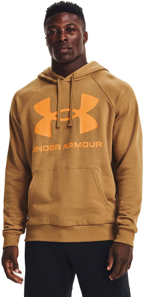 Se Under Armour Rival Fleece Big Logo Haettetroje S - Hættetrøjer Bomuld hos Magasin ved Magasin