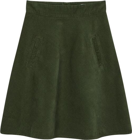 Mads Nørgaard - Copenhagen Mini Cord Stelly Skirt Kvinde Grøn Korte Nederdele Str 40 - hos Magasin