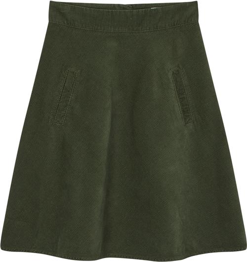 Mads Nørgaard - Copenhagen Mini Cord Stelly Skirt Kvinde Grøn Korte Nederdele Str 42 - hos Magasin