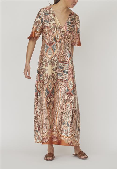 Love&Divine Love11342 Kvinde Burned Paisley Maxi Kjoler Str S - hos Magasin