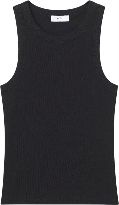 Envii Enally Racer TOP 5314 Kvinde Black Tanktoppe Str S - hos Magasin