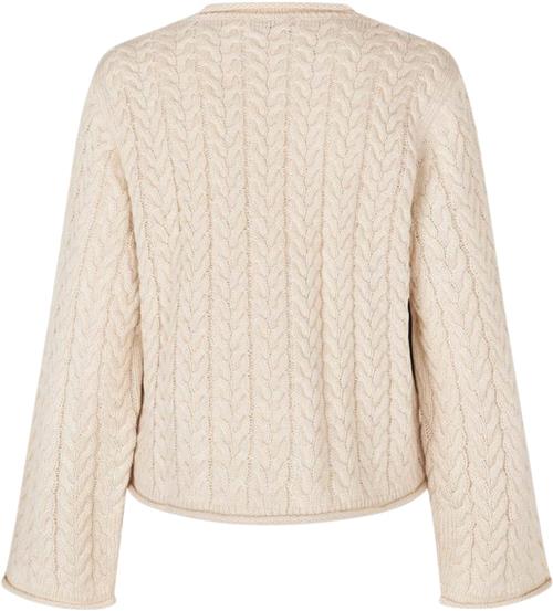 Modström Kurtismd Oneck Kvinde Summer Sand Sweaters Str S - hos Magasin