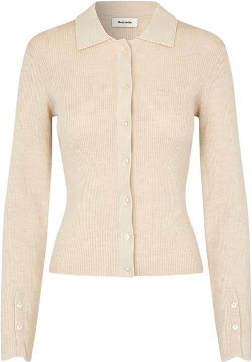 Modström Hirokimd Cardigan Kvinde Summer Sand Sweaters Str S - Uld hos Magasin