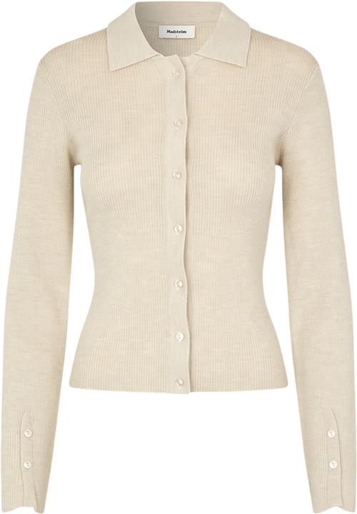 Se Modström Hirokimd Cardigan Kvinde Summer Sand Sweaters Str M - Uld hos Magasin ved Magasin