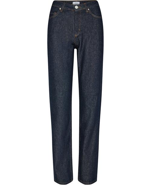 Se Envii Enbree Straight Jeans 6856 Kvinde Dark Blue Rinse Straight Jeans Straight Fit Str S - Bomuld hos Magasin ved Magasin