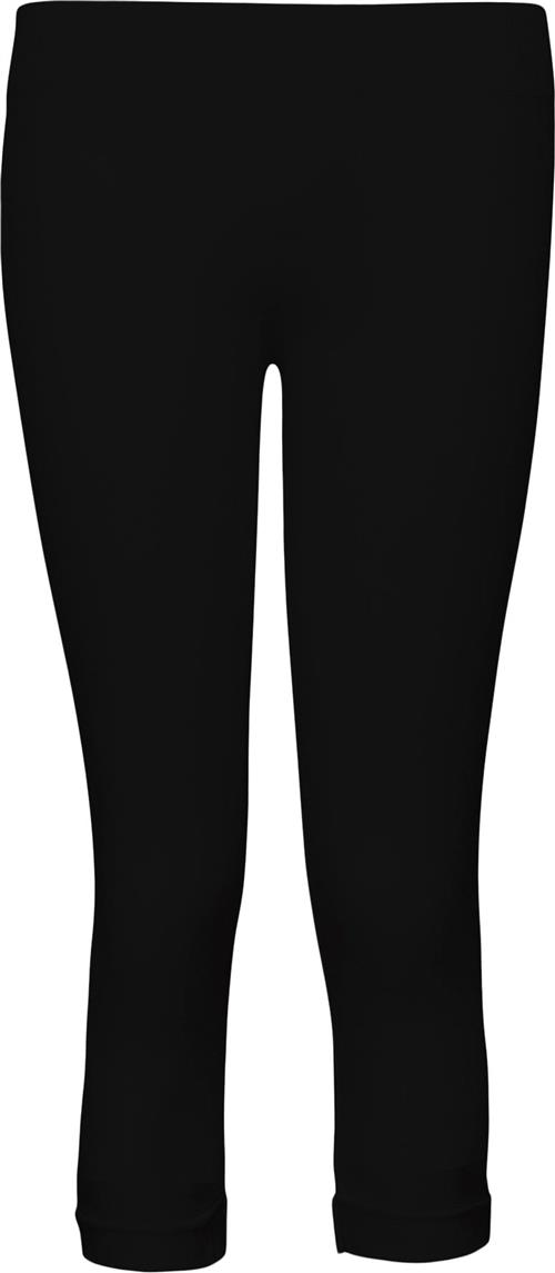 Decoy Decoy Seamless Capri Leggings Kvinde Sort Leggings Str S/M - hos Magasin