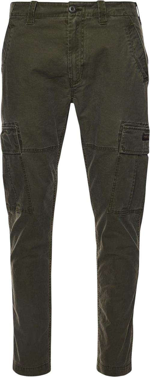 Se Superdry Core Cargo Mand Authentic Khaki Chinos Str 33/32 - Bomuld hos Magasin ved Magasin