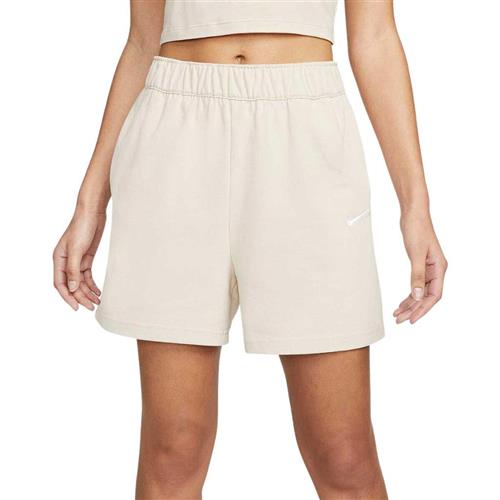 Nike Sportswear Jersey Shorts Kvinde Sanddrift/white Casual Shorts Str S - Bomuld hos Magasin